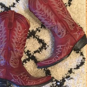 Old gringo red Nevada Swarovski boots